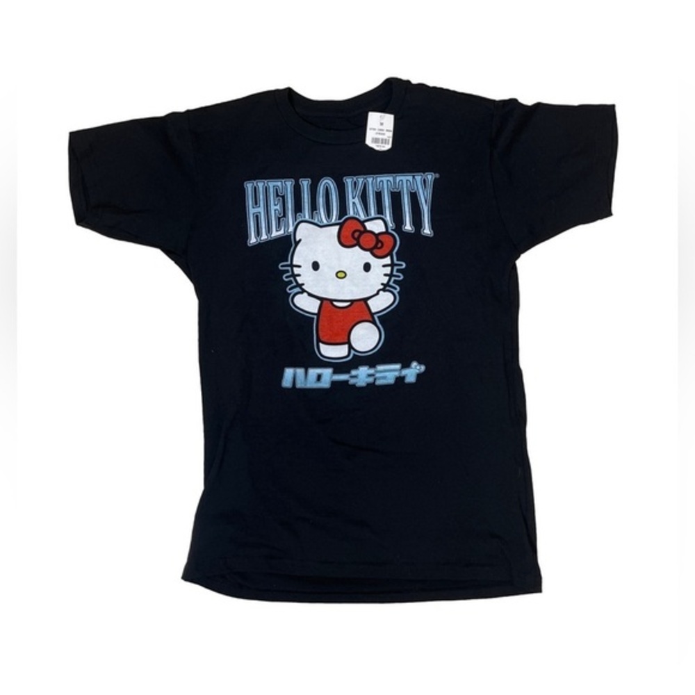⭐️ Hello Kitty black t-shirt- size medium - Picture 1 of 5